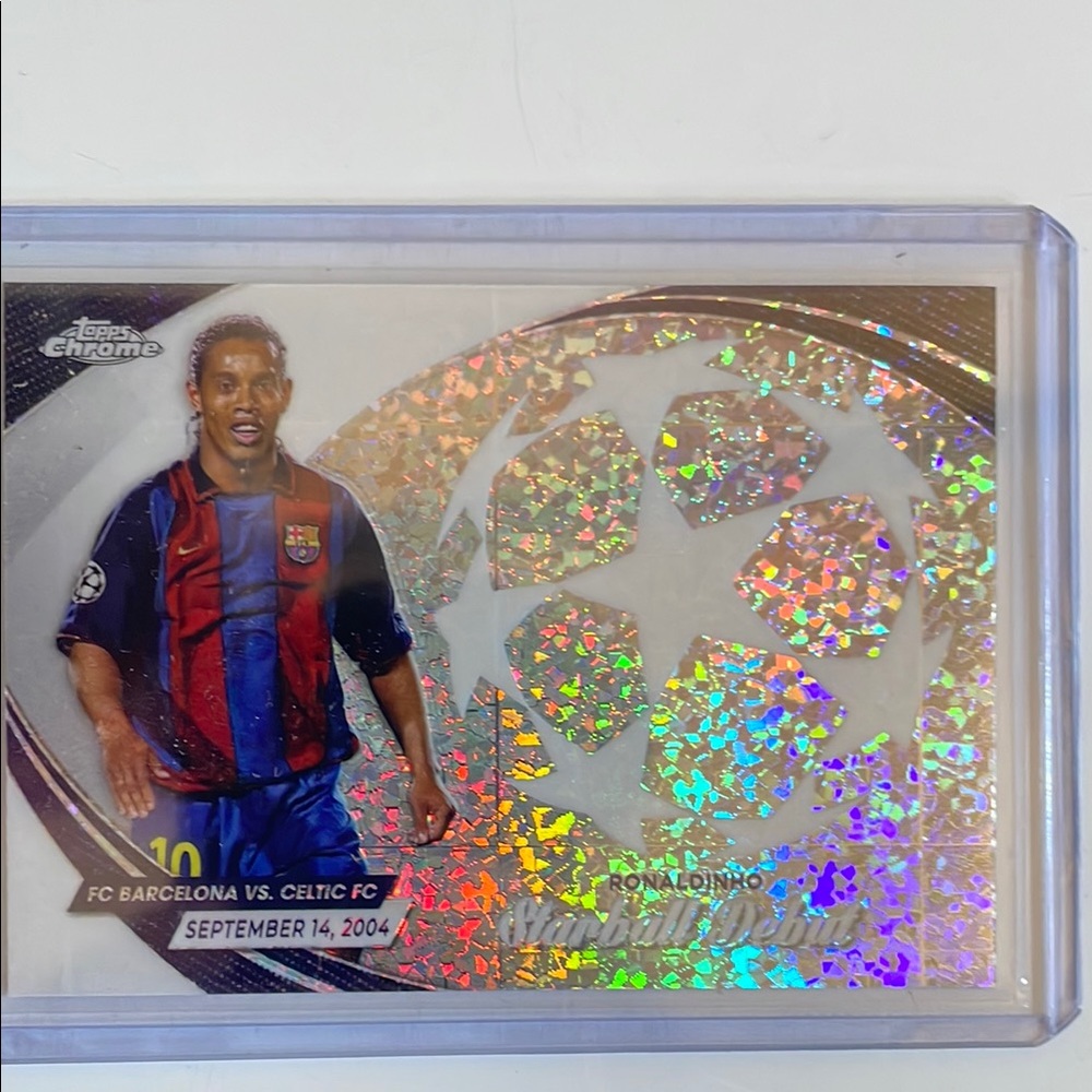 Topps Chrome Soccer Card - Ronaldinho